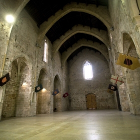 Interior Església de Sant Francesc de Montblanc