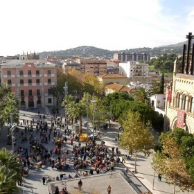 Plaça de l'Església de Castelldefels 