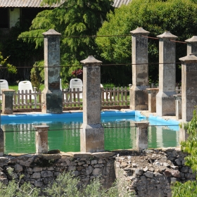 Castell Riudabella Pool (ancient Roman cistern)
