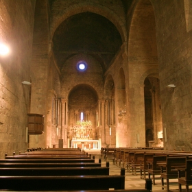 Interior del Monestir de Sant Joan de les Abadesses 
