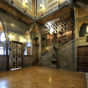Saló Central @Palau Güell- Diputació de Barcelona. Fotografia: Montserrat Baldomà