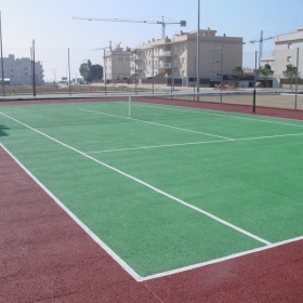 Pista de tennis de Cubelles