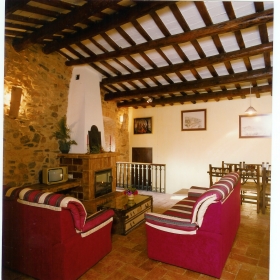 Castell Riudabella Living Room
